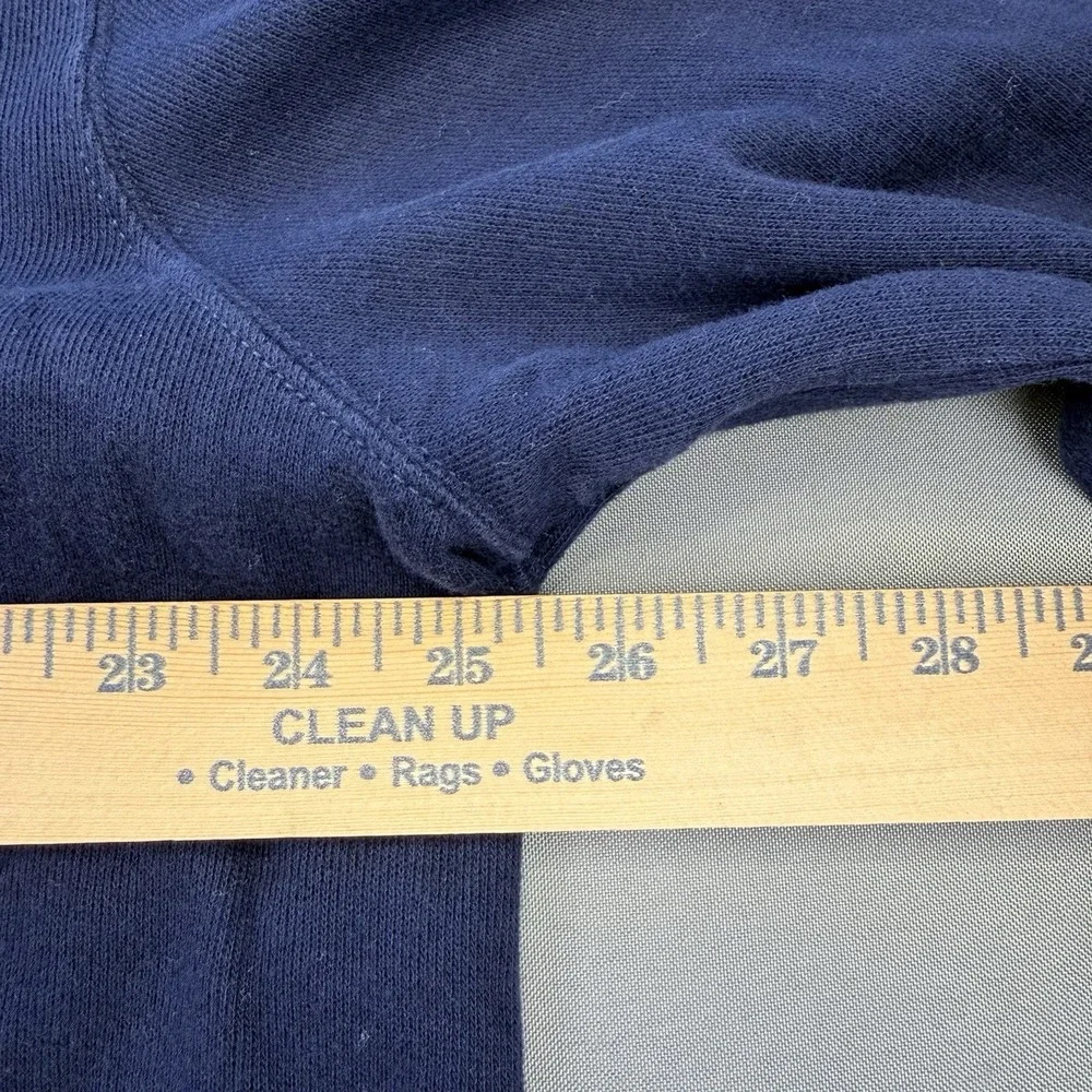 Polo‎ Ralph Lauren Mens Large Navy Blue Estate Rib Quarter Zip Pullover Sweater